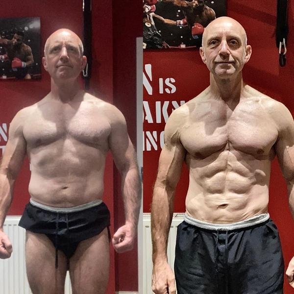 Carl — before and after